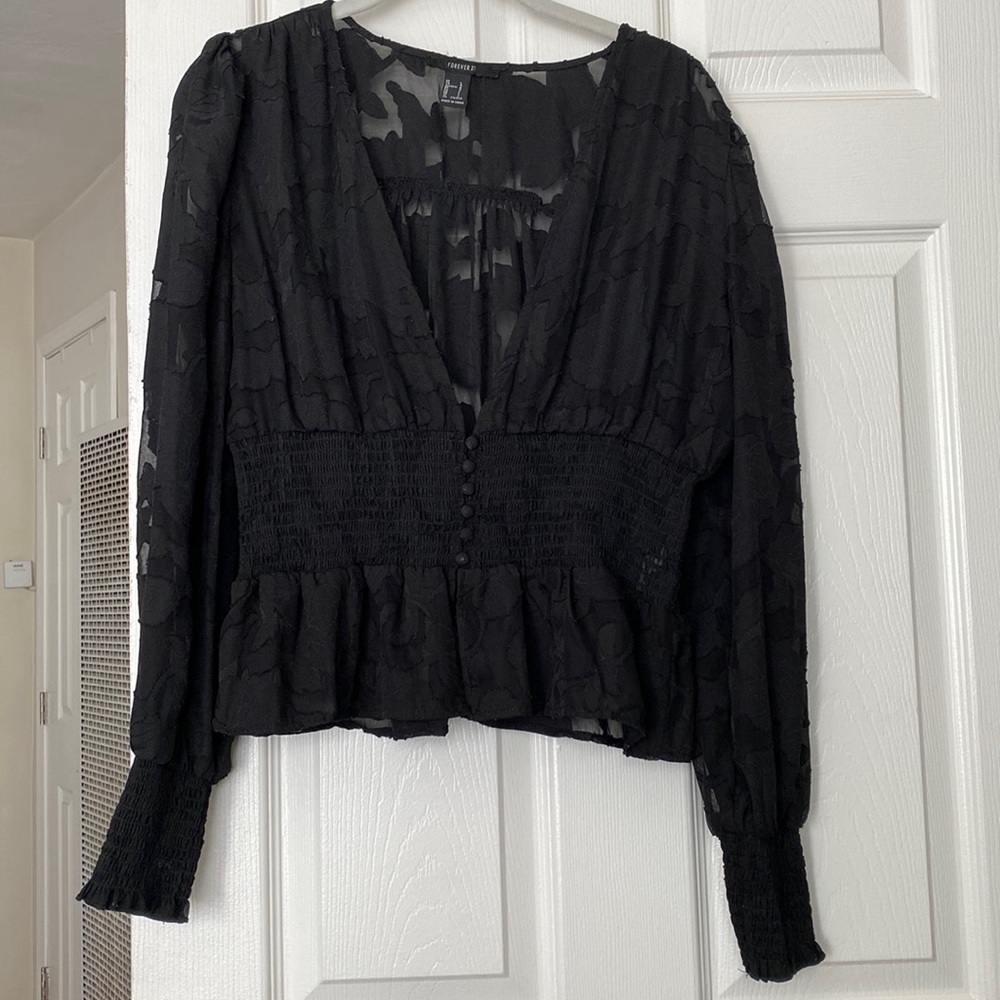 Large Forever 21 Black Top